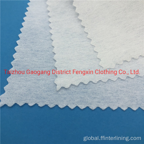 Embroidery Backing Fabric 100% Cotton Nonwoven Interlining Backing Fabric for Garment Factory